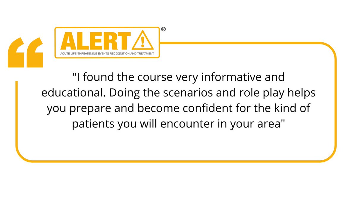 ALERT Course tweet media