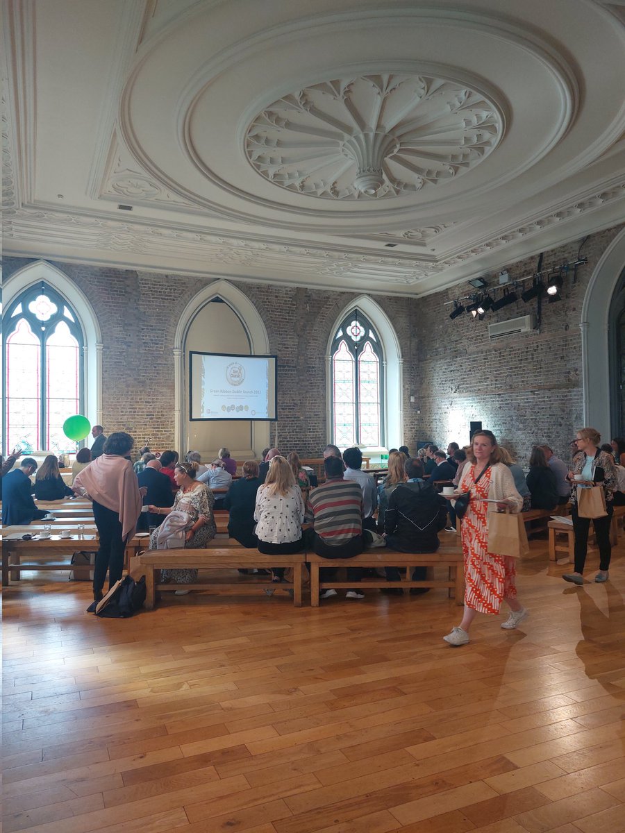johncollinsUTD's tweet photo. Attending the 10th annual @SeeChangeIRL #Green ribbon campaign, at the @smockalley. speakers including @MaryButlerTD and others. #MentalHealthAwareness #removestigma #Traveller #Shame https://t.co/FKecv3yIdm