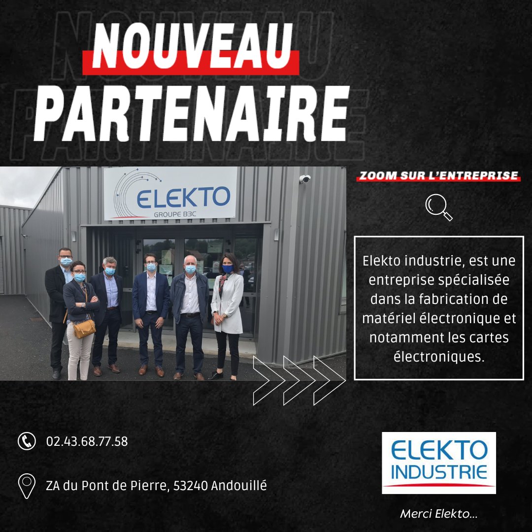 asandouille53's tweet photo. 🤝[𝑷𝑨𝑹𝑻𝑬𝑵𝑨𝑰𝑹𝑬𝑺]

L'AS Andouille est heureuse de vous annoncer l'arrivée de deux nouveaux partenaires.

🛺Laval évasion, (vente et la réparation de camping car et caravane).
💽Elekto, (fabricant de matériel électronique) 

🔴⚫️Nous vous remerciions chaleureusement https://t.co/w2HYRPjzPj