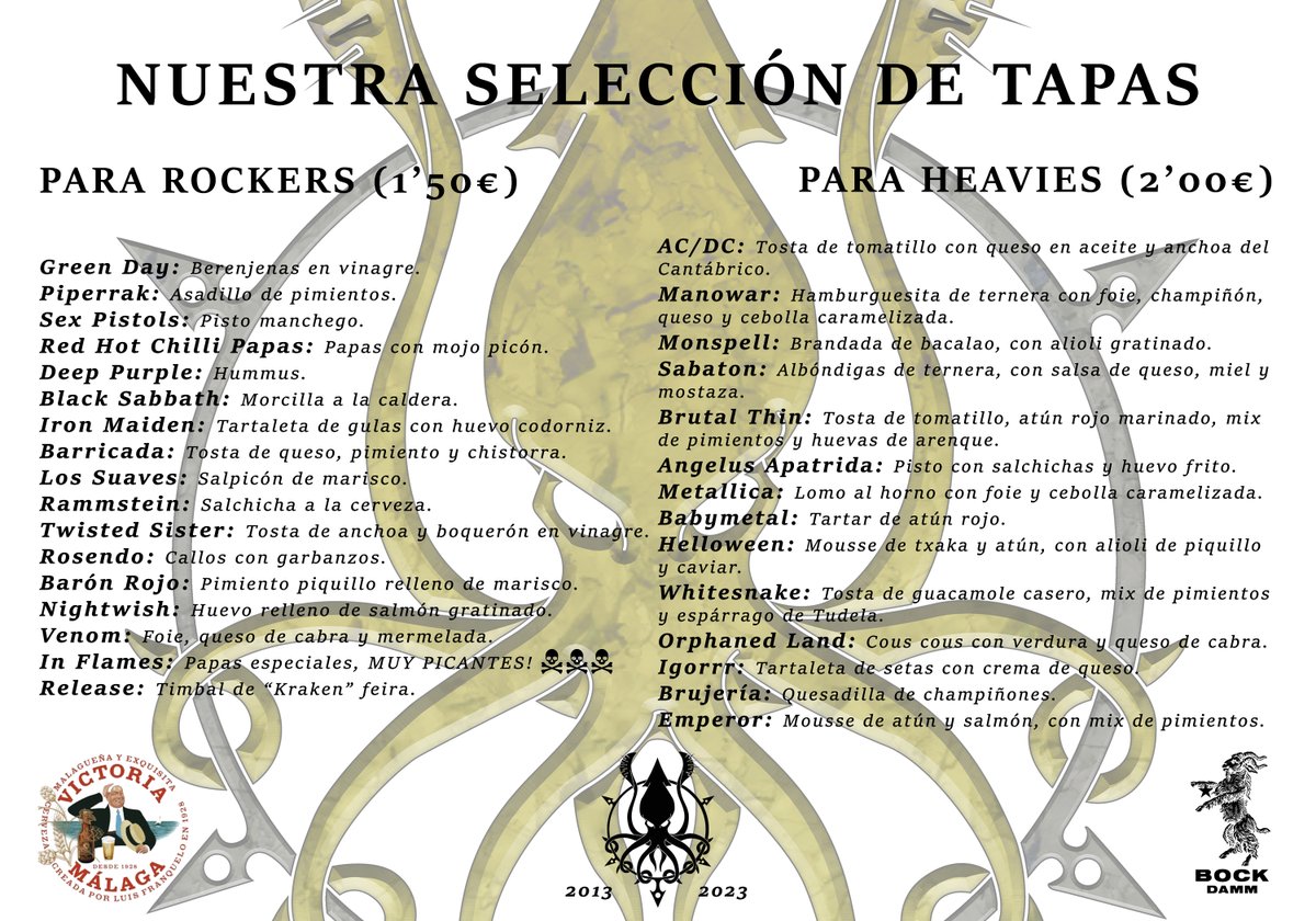 Buenas tardes, pulpillxs!!
Aquí os dejamos las novedades para esta temporada, con nuestra nueva carta, que tantos querían conocer!
Cervezas mas baratas, tapas nuevas, y sobre todo muchas ganas de compartir cosas con vosotrxs, que vienen en breve!!
Release!!