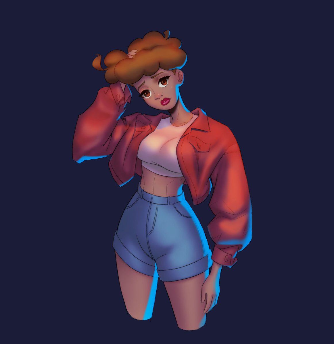 Turb_shadow's tweet photo. So I joined in on Joshua Adeoye's Draw This In Your Style challenge on ig featuring his character Zuri✨. Here's my take on the left 🤩😁.
#DTIYS #fanart https://t.co/1s6XOkJBkk