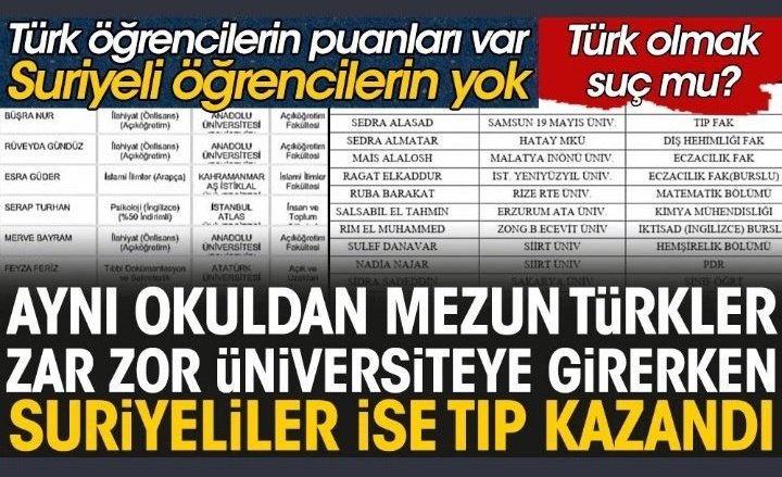 atur_1283's tweet photo. #ösymekkontenjan Bu ülke bizim değil mi ya? Azınlığa düşeriz 10 yıl böyle giderse Okumak anayasal haktır.Türk  olmak gururdur. https://t.co/C0czc1937E
