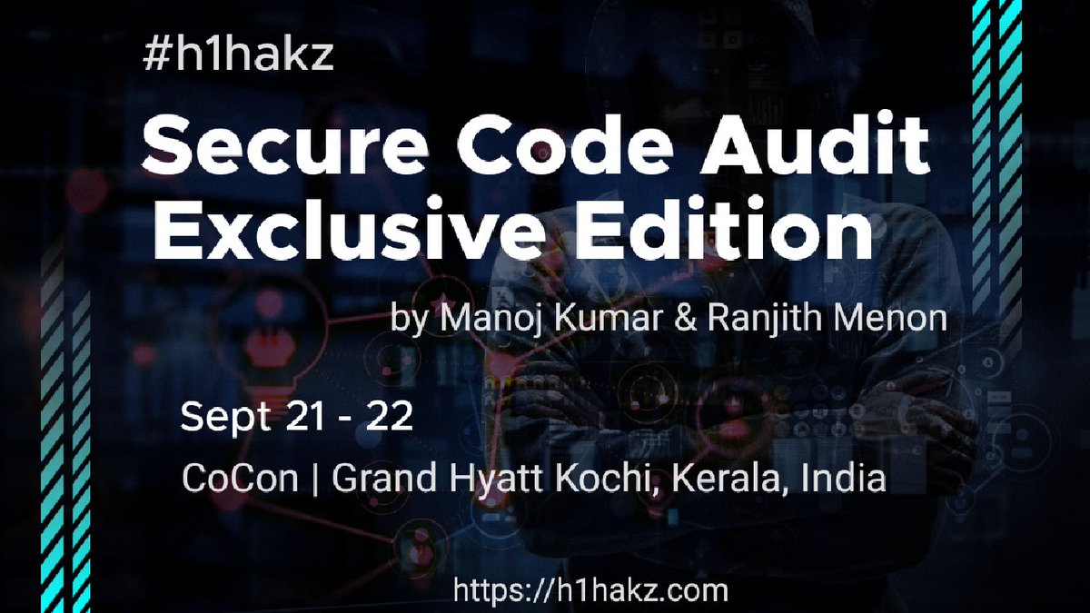 h1hakz's tweet photo. Register now for our workshop @c0c0n 2022
https://t.co/BZBqwlXPNu https://t.co/ONUwtIMLag