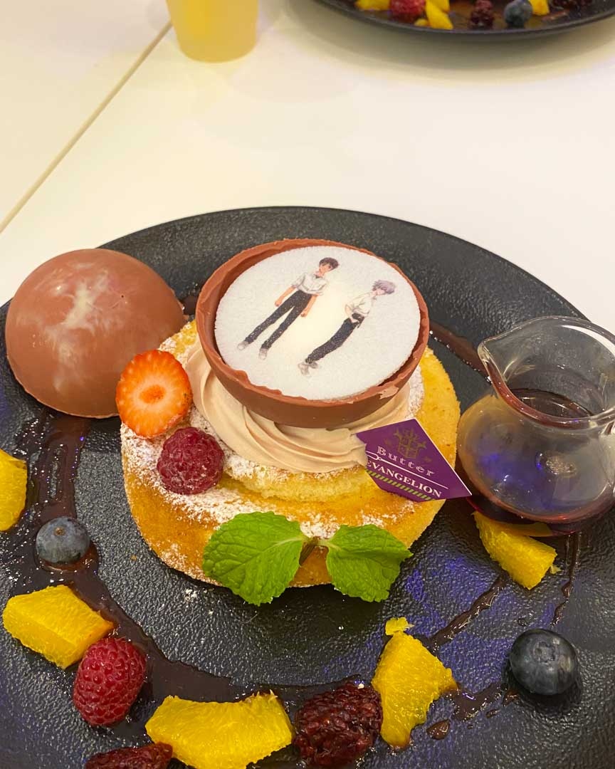 JapanCandyBox's tweet photo. 😍💫💖 Oh, yes! We went to Butter Pancake x EVANGELION Collab and ordered this super yummy Shinji Ikari and Kaworu Nagisa Planet Pancake! 🥞 YUM! 😋💞✨
#yummy #butterpancake #pancakelover #buttercafe #evangelion #animelover #animelove #cuteplate #kawaiiplate https://t.co/YH5u4k44pB