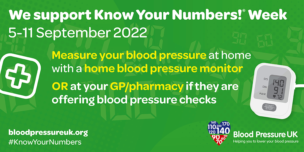 NHSNorthCumbria's tweet photo. People over 40 should get their blood pressure tested at least once every 5 years🩺

You can get your blood pressure tested at some pharmacies, at home with a home blood pressure monitor or at your GP surgery👉https://t.co/5l7nmOhvJl

#KnowYourNumbers #MeasureIt

@BloodPress_UK https://t.co/iBVEsZYZyq