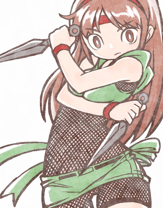 結構いろんなくノ一描いてたw 