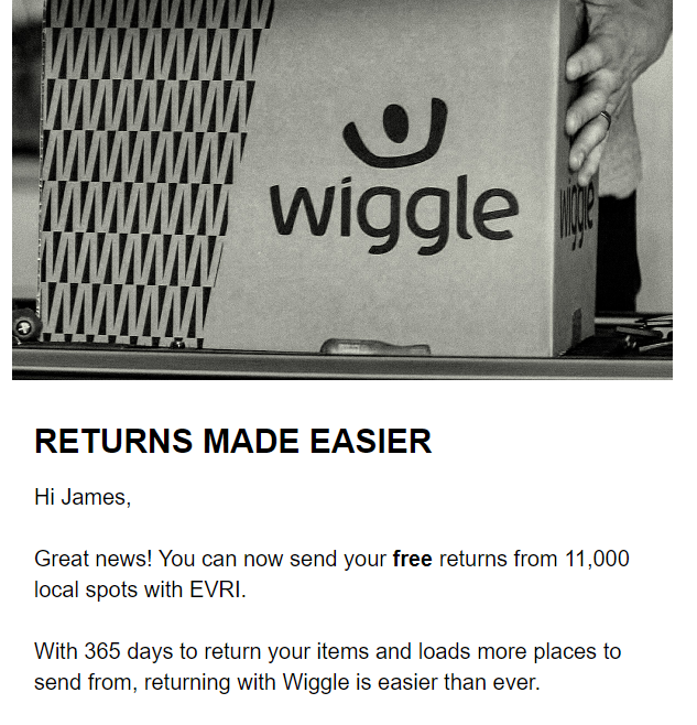 EclecticJimmy's tweet photo. @Wiggle_Sport what am I missing here? How is this a new option? Is it because we can now use InPost lockers as well? https://t.co/d30yRQnRa4