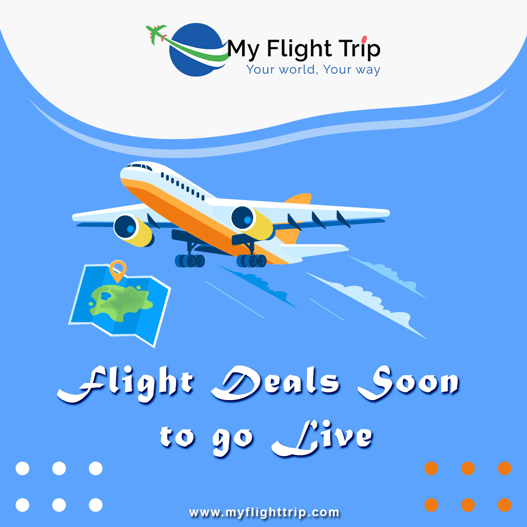 MyFlightTrip's tweet image. Grab a lucky chance to book flights at discounted prices. Get in touch with us to crack more flight deals today.

#myflighttrip #bookflightsonline #discouintedflights #flightsale #booknow