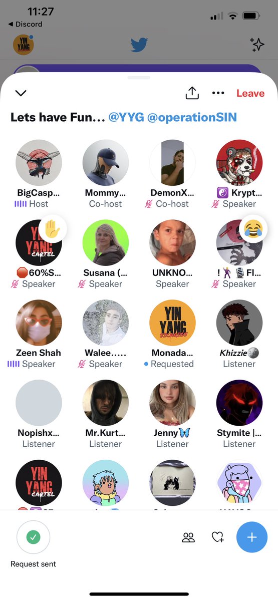 Monadam0's tweet photo. Come to join fam 🥰@ProjectYinYang @operationSIN  @Monadam0 @KryptoPal_ @ConnoisseurZia @RealMommyTokyo @Itx_Bajwa1 #yyg #YYG #YYG4L #SINNERS #SINNERSUPPORT #sinner https://t.co/ftLJ3uj4Ft