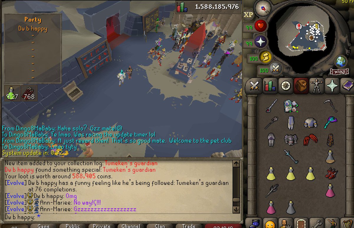 Just before the update lmao #osrs