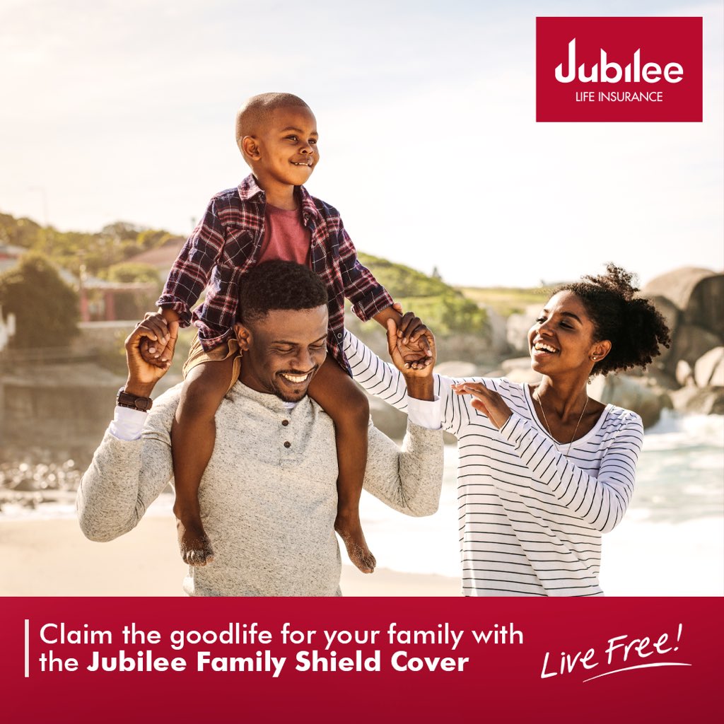 GalaxyFMUg's tweet photo. SPONSORED: Protect your loved ones from from financial pressure in case of any life uncertainties with the #JubileeFamilyShield cover.
For more information, call us  on 0800211711.
 
#LiveFree | #JubileeLifeInsuranceUG https://t.co/OAQOUWZwBM