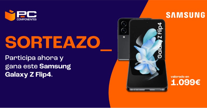 pccomponentes's tweet photo. 🔶𝙎𝙊𝙍𝙏𝙀𝘼𝙕𝙊🔶

🟪 ¿Quieres uno de los smartphones más top del mundo? ¡Llévate este Samsung Galaxy Z Flip 4 valorado en 1.099€!

1⃣ RT🔃 y síguenos
2⃣ Comenta con #HolaPcComponentes diciendo para qué lo quieres
3⃣ Confirma tu participación AQUÍ 👇