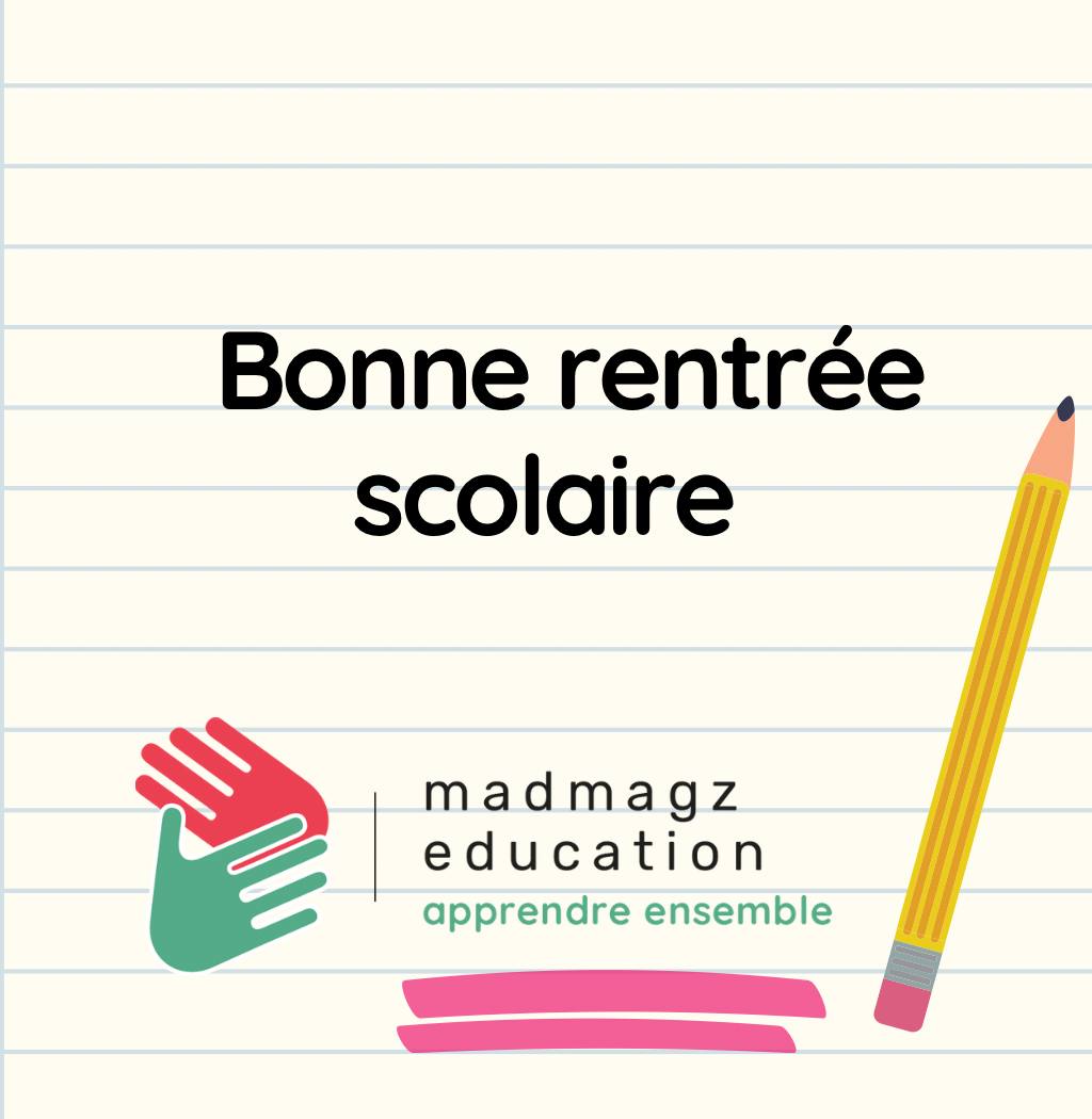 Enseignants, enfants et parents, toute l’équipe #Madmagz Éducation vous souhaite une excellente rentrée scolaire, pleine de réussite et de projets passionnants ! #Rentree2022 #RentreeScolaire