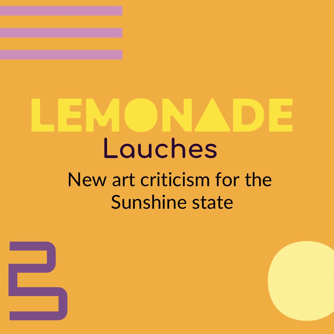 Elliott Bledsoe (@elliottbledsoe) on Twitter photo Congratulations to <a href="/DrMayhew/">Louise R Mayhew</a> on launching Lemonade, a new art criticism platform. 😻
#LemonadeLetters #LettersToArt #ArtReviews #ArtCriticism Congratulations to <a href="/DrMayhew/">Louise R Mayhew</a> on launching Lemonade, a new art criticism platform. 😻
#LemonadeLetters #LettersToArt #ArtReviews #ArtCriticism