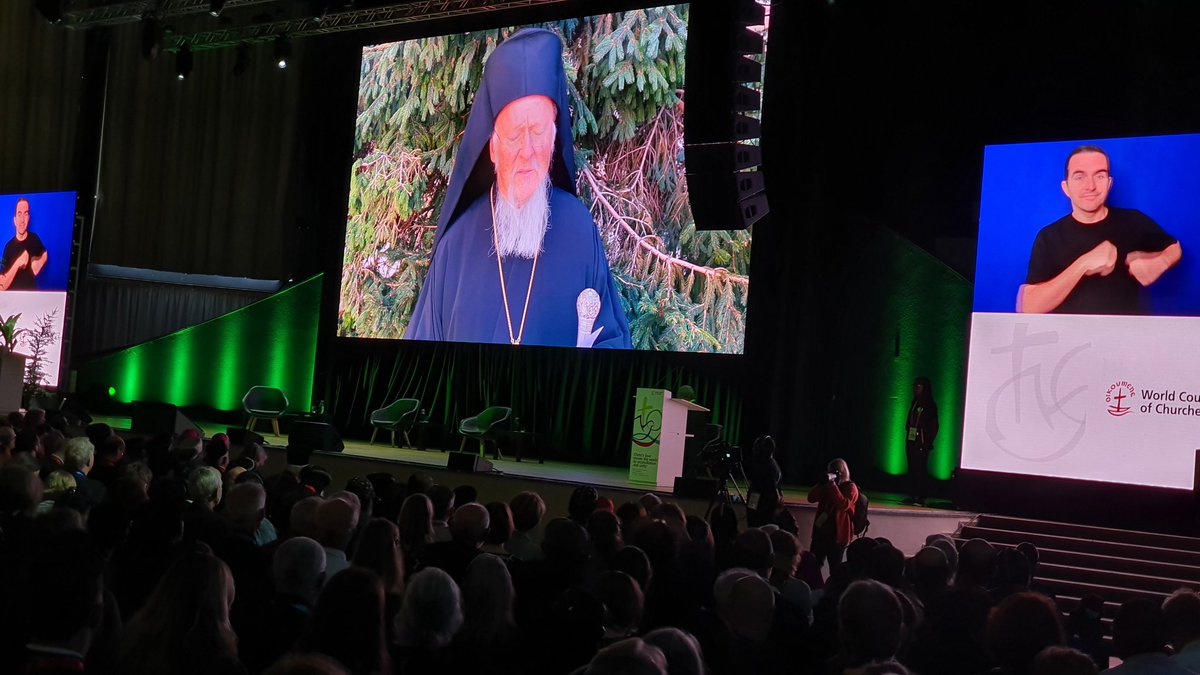 ChristophKnoch's tweet photo. #WCC2022 #evrefK22 Grüsse der Kirchen. 1. September = Tag der Schöpfung. Die Patriarchate von #Konstantinopel und #Rom. @Pontifex_de @KurtKoch @kathch @refpunktch @philmhitchen @stephengbrown @raphael_rauch @KSoederblom @abbaleksandr https://t.co/r88sE5Xb9P