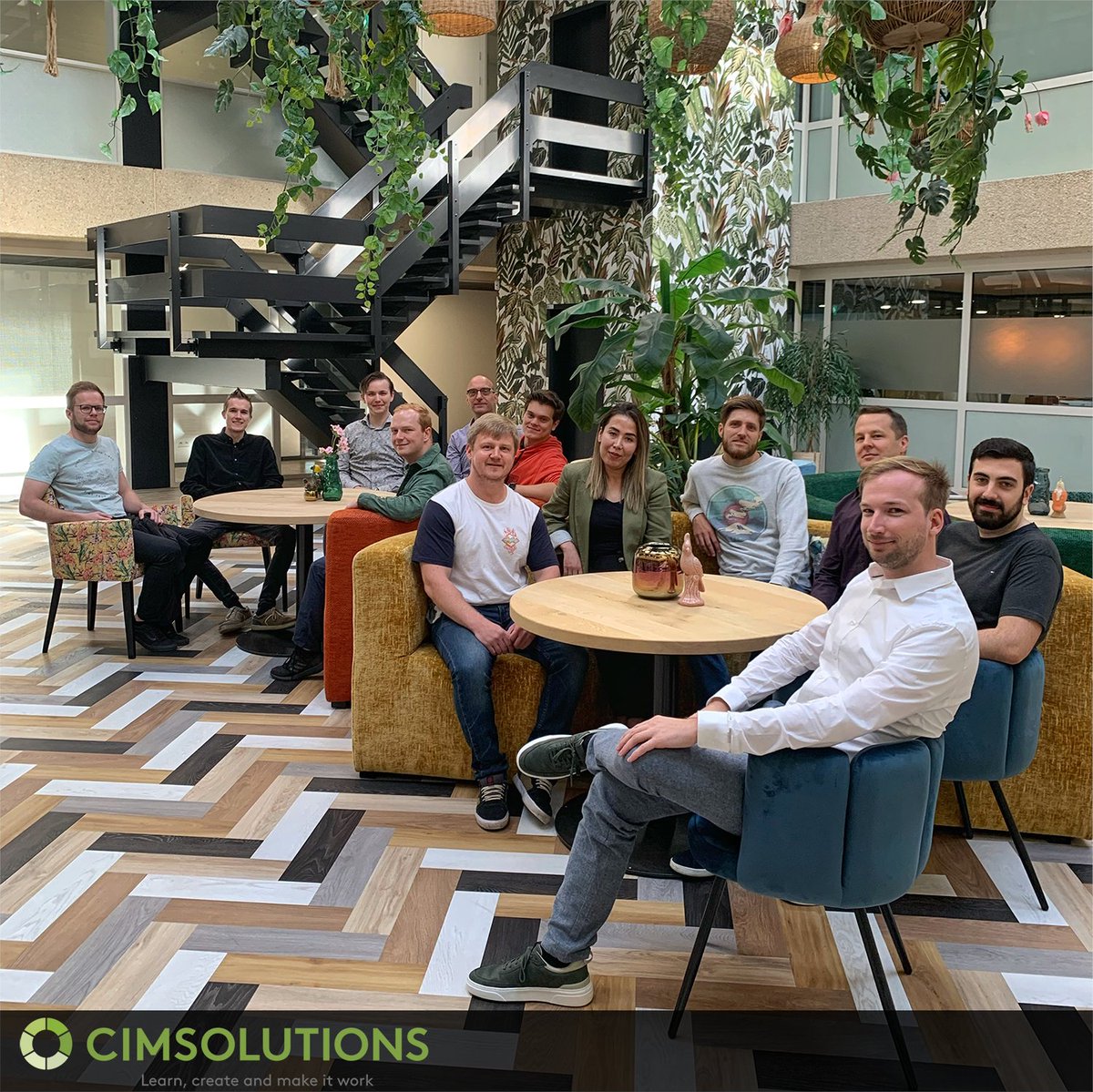 CIM_SOLUTIONSBV's tweet photo. Vandaag zijn er weer een aantal ICT-professionals bij ons gestart. Wij wensen hen veel plezier en succes toe. Heb jij ook interesse in een carrière bij CIMSOLUTIONS? Bekijk onze vacatures op: https://t.co/7IhhaV5CAp

#welkom #learncreateandmakeitwork #ict #vacatures https://t.co/vviwMTszDh