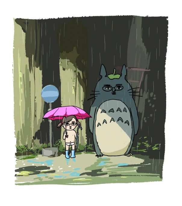 ジブリの絵みてよ 