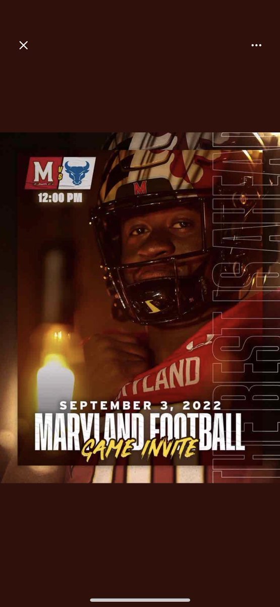 Thank you @GunterBrewer @TerpsFootball for the love and game-day invite. #terps #QB1