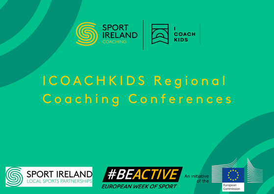 sportireland's tweet photo. The @ICOACHKIDSWORLD regional coaching conferences begin today, with @ActiveDonegal hosting the first of four conferences scheduled to take place across the island of Ireland. 

Full information can be found here ➡️ https://t.co/hUkX24qlJ8

#iCoachKids #BeActive #EWOS https://t.co/EKfoCpFpi7