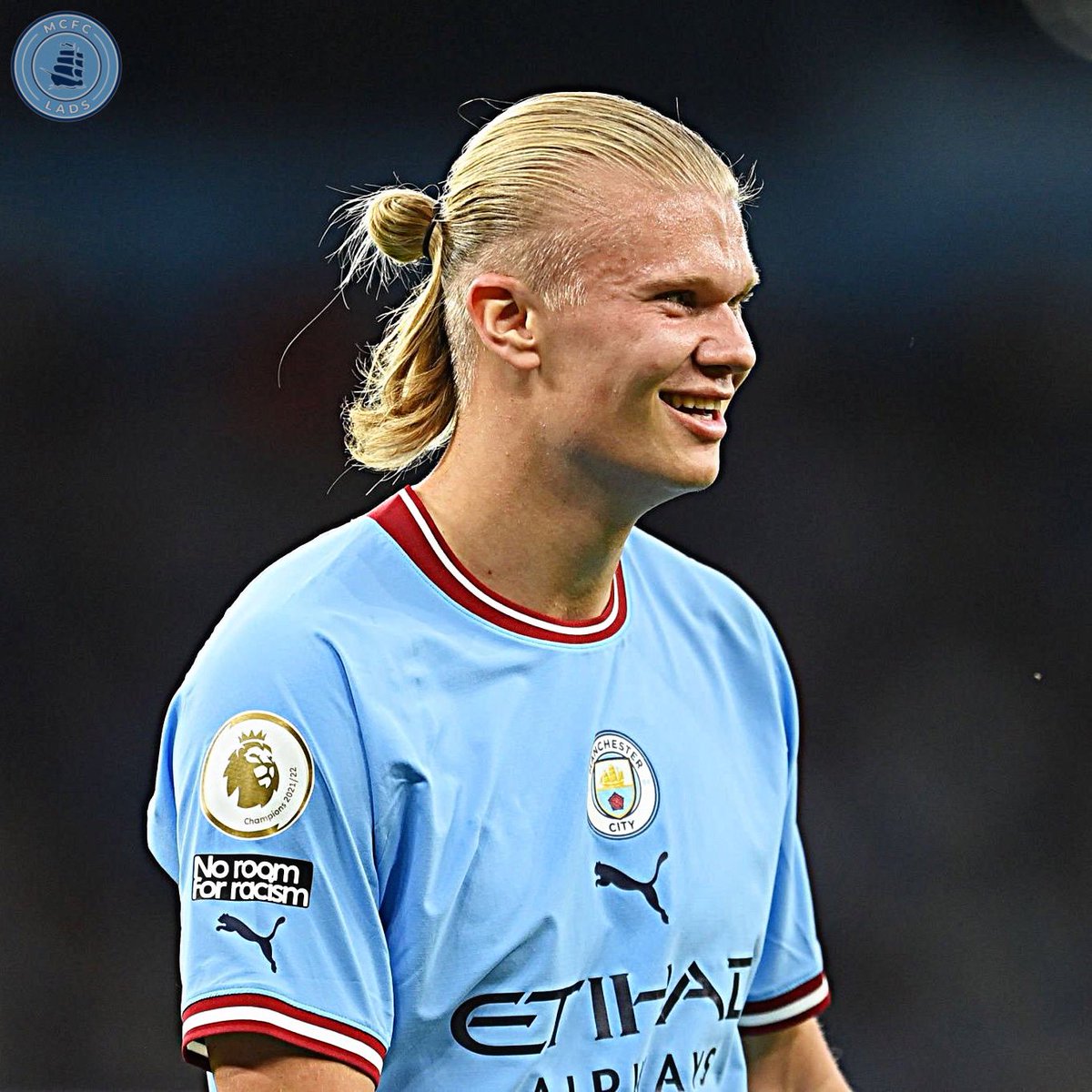 mcfc_lads's tweet photo. Erling Haaland has scored more #PL goals than Wolves, West Ham, Nottingham Forest, Bournemouth, Man United, Everton, Aston Villa, Leicester, Chelsea, Brighton, Southampton, Newcastle, Crystal Palace, Leeds and Fulham so far this season! 🤯 https://t.co/xqMBdfJoEr