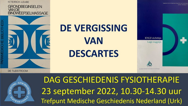 TrefpuntMGN's tweet photo. Urkdag Fysiotherapie 2022
De jaarlijkse 'Urkdag' van de Stichting Geschiedenis Fysiotherapie is gewijd aan de ontwikkeling van de bindweefselmassage. Het programma met de bijzonderheden over het programma en de aanmelding vindt u op onze website. https://t.co/7ZzQA6RrcX