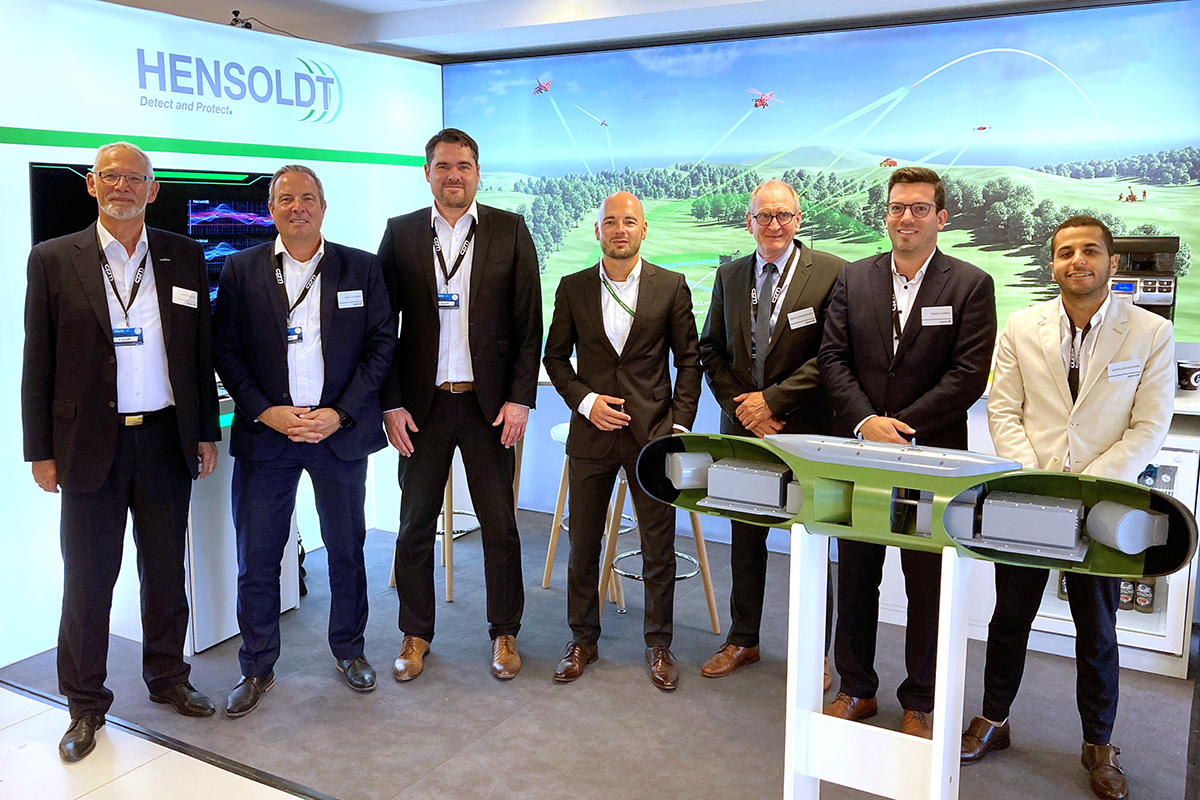 hensoldt's tweet image. At the User Forum Armament &amp;amp; Utilization #RüNet, @HENSOLDT presents its sensor solutions from all domains. If you are around, visit us at booth no. 19 and see our latest technologies in areas like #airborne electronic attack, ground-based air #defence and #datafusion. #Bundeswehr