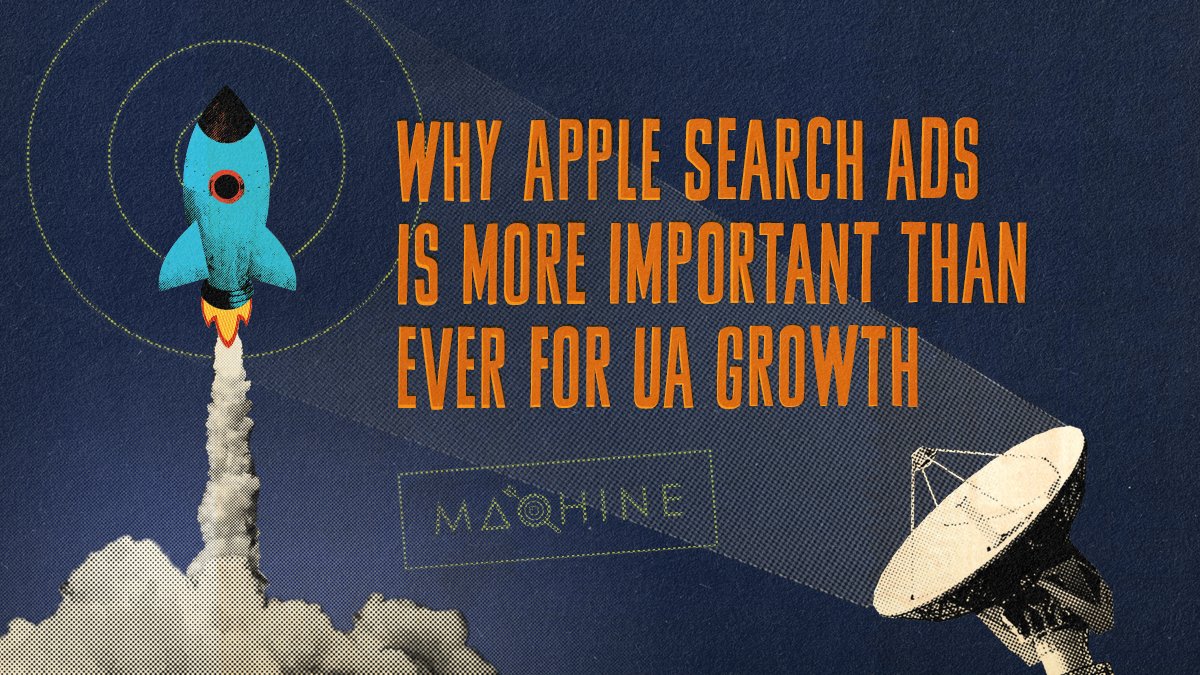 machine_london's tweet photo. Find out why Apple Search Ads (ASA) is more important than ever for your UA Growth
https://t.co/goG6W9CVVL https://t.co/B3uS20yzK4
