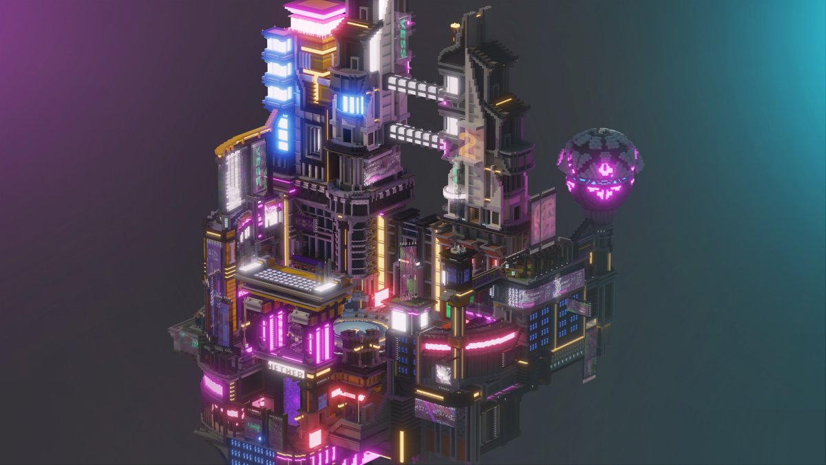 Lol1xon's tweet photo. Cyberpunk lobby!
Rendered by: me🧐
Built on: @BuildersRefuge

#Minecraft #minecraft建築コミュ #Minecraft都市開発 #Minecraftbuilds https://t.co/UhzWo3cqFZ