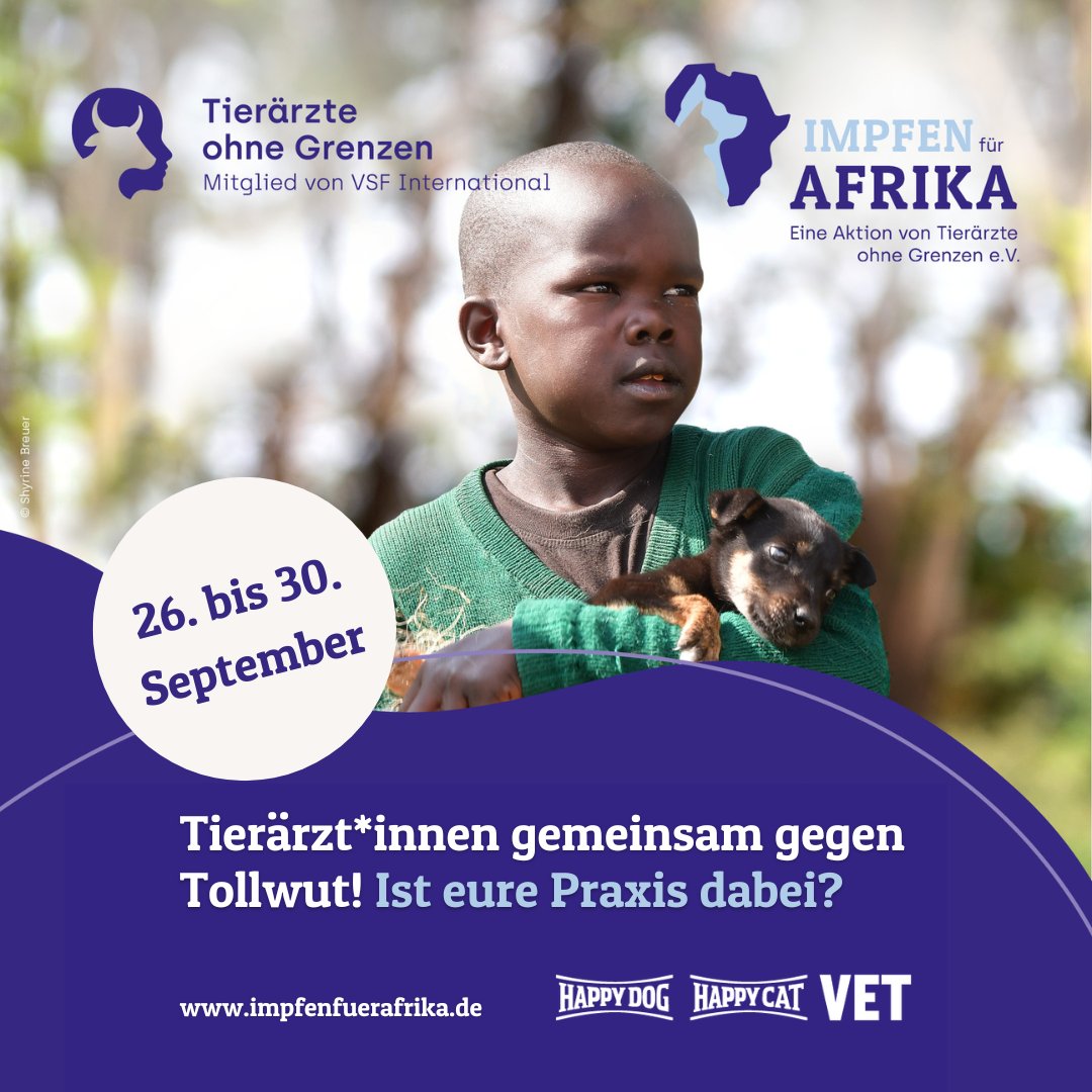 ToGeV's tweet photo. Jetzt anmelden: https://t.co/utqG8ZOgwH
#impfenfĂŒrafrika #ifa #ifa2022 #impfenfĂŒrafrika2022 #impfen #tollwut #rabies #impfkampagne #endrabiesnow #zeroby30 #tierĂ€rzte #TFA #tierĂ€rzteohnegrenzen #togev #vsfg #gemeinsamgegentollwut https://t.co/VPNp8GcXIw