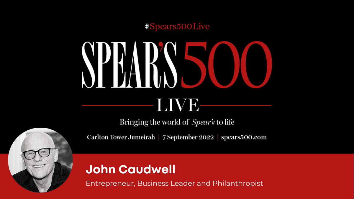 JohnDCaudwell's tweet photo. Where do ultra-high-net-worths turn for advice?

I look forward to discussing philanthropy, entrepreneurship, wealth management, super-prime property and more with @SpearsMagazine editor @EdwinSmith at #Spears500Live at @CTJumeirah. #UHNW #HNW

🗓 7 Sep: https://t.co/Q6860yK0Au https://t.co/z3NLYwKFI9