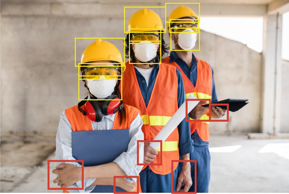 AlluviumIot's tweet photo. Computer vision in safety and security standards
#computervision #safety #helmetsaveslives #manufacturing https://t.co/3n99bUtCpd