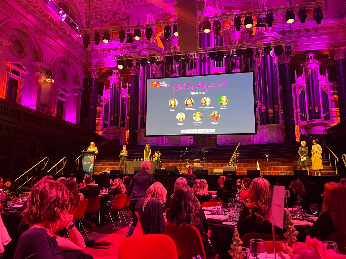 Next up, the “Global Growth Potential Award”. #SBEIMPACT