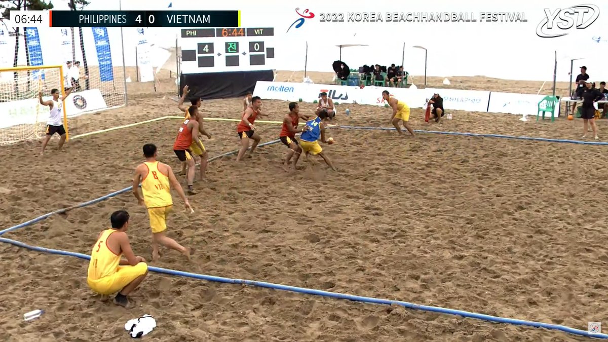 sea_sports_news's tweet photo. 🤾‍♂ Handball | Congratulations to Team Philippines 🇵🇭 for winning the 2022 Korea Beach Handball Festival title! The team swept all their matches participated by Vietnam &amp; host Korea with 2 teams.
Check results of Final day below or watch it on: https://t.co/tEfb34R6gy

#SEASN https://t.co/ILF9E7lpIr