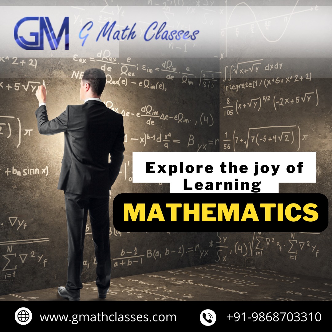GMathClasses's tweet image. Don’t get stuck with Maths. Explore the joy of learning #Mathematics with us.
Connect with the most trusted and result-oriented coaching class for secondary and senior secondary maths and science students. To know more visits gmathclasses.com 
#GMathClasses #MathsClasses