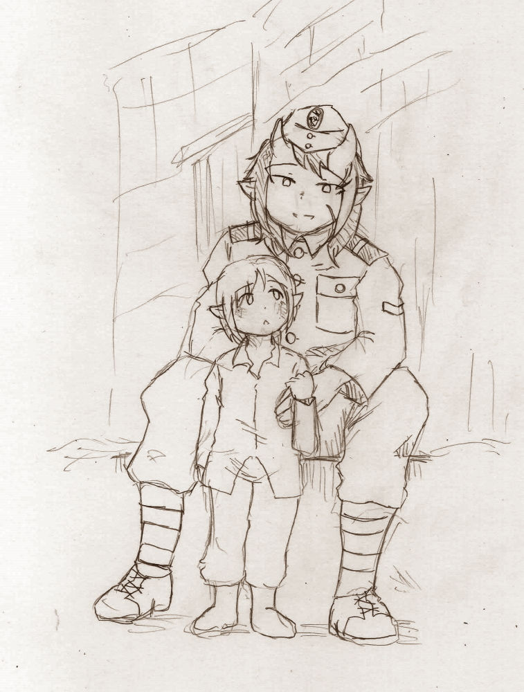 #最近フォローした方は知らない過去絵を晒す

デジタル導入が2021年の頭だったので、それ以前の絵はアナログ(たまにデジタルで色付け)でした。最近は鬼軍描いてないね。 