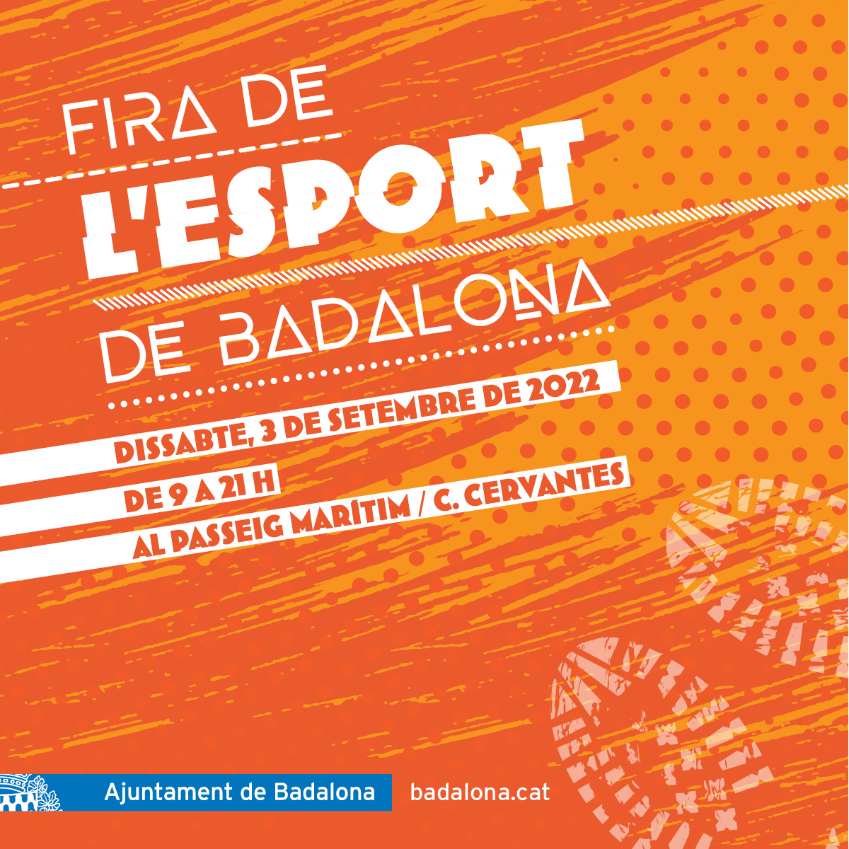 AjBadalona's tweet photo. 🏓🥋🏈Més de 30 entitats esportives es donen cita aquest dissabte 3 de setembre al passeig Marítim a la Fira de l’Esport de #Badalona 

🕙 de 9 a 21 hores. Activitats gratuïtes. 

🌉 Trobareu també un rocòdrom i un espectacular pont tibetà

Més informació: https://t.co/ClGqcRHpDu https://t.co/SGc4UDEqRX