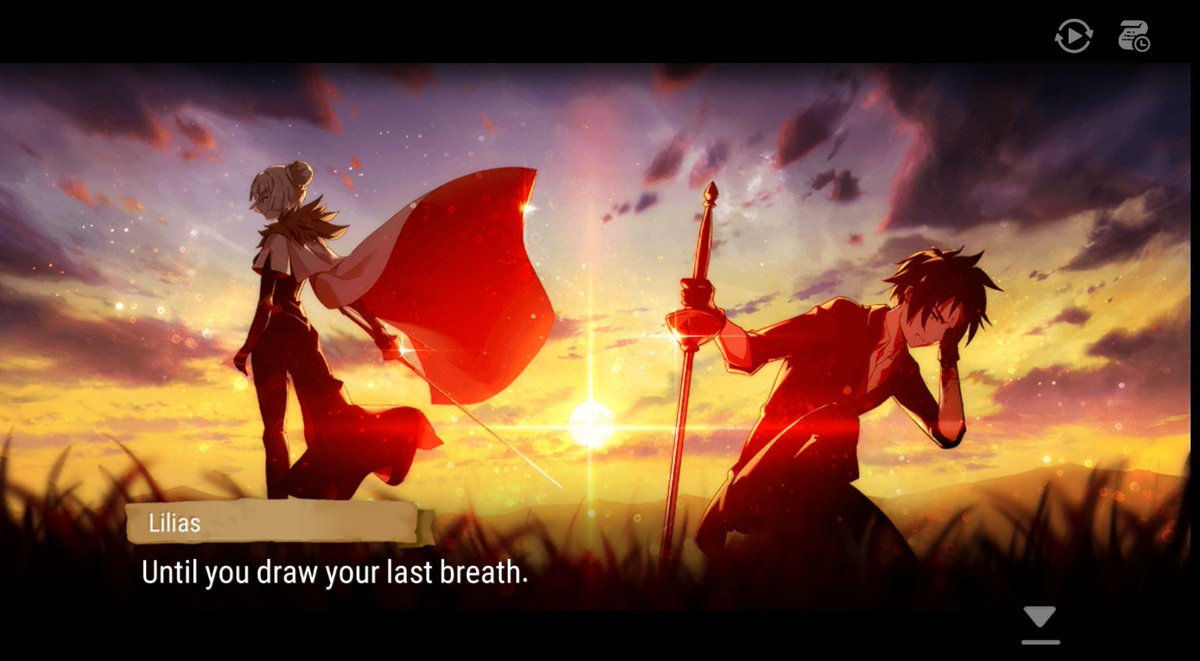 grapiemon's tweet photo. OOOOOOOH THE SHIP IS!!!!! SAILING

#epicseven #e7spoilers #lilias #violet https://t.co/l1BWZYrlPe