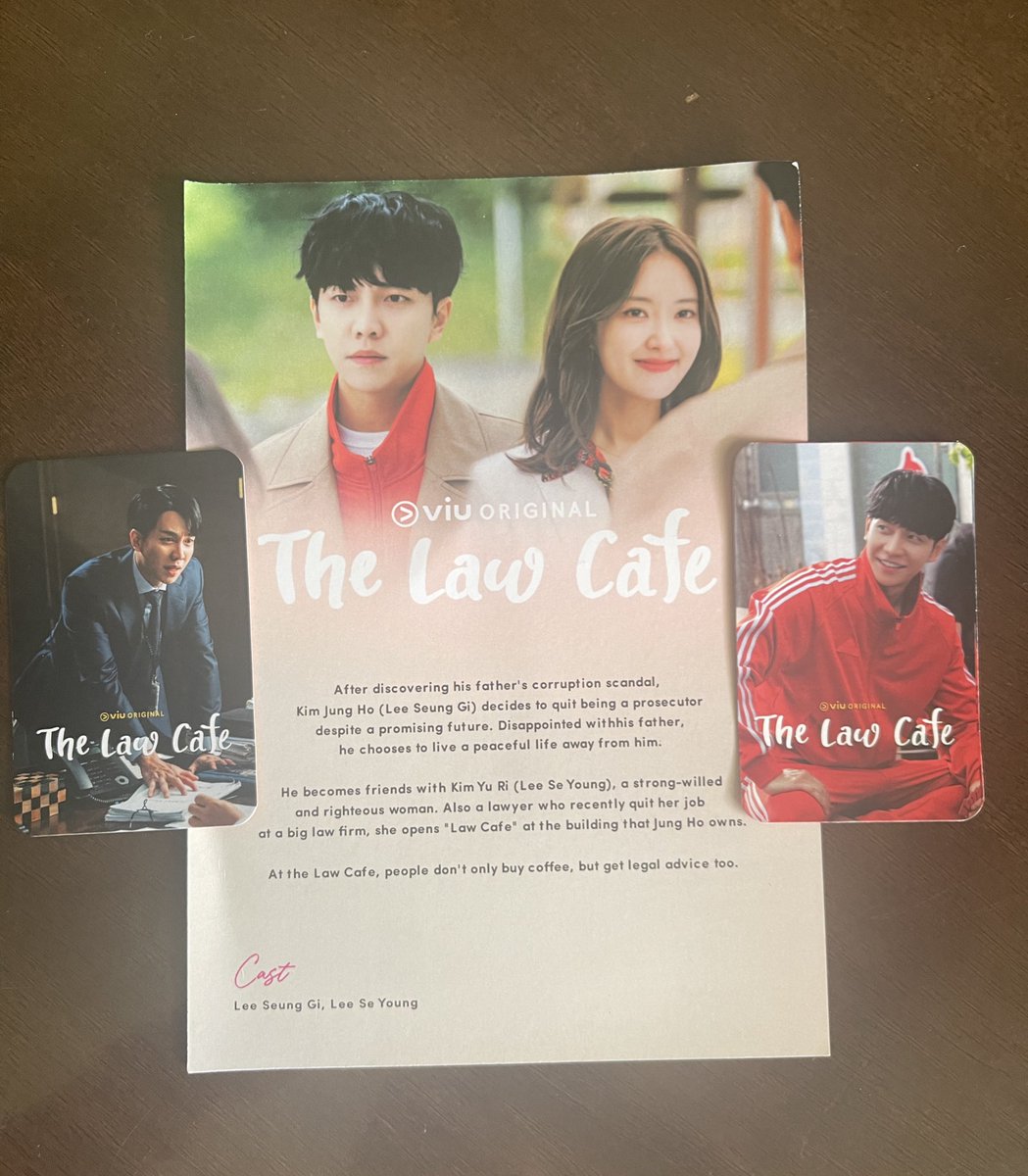 Yeyyy! #TheLawCafe photocards arrived today!🤗 Thank you so much <a href="/CarolAiren/">ᴄᴀʀᴏʟ ᴍᴇᴛ 이승기 • 𝟶𝟻.𝟸𝟽•𝟸𝟶𝟸𝟹</a>, you’re the best.😘🌸
#LeeSeungGi #이승기