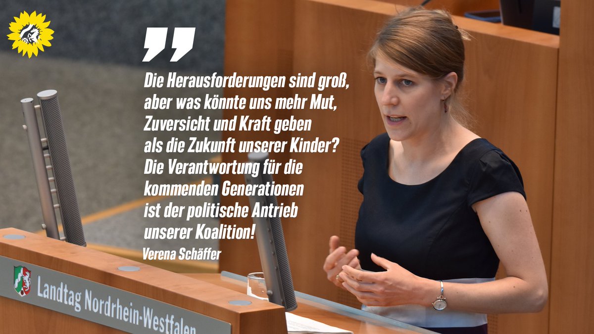 Bei der Aussprache zur Regierungserklärung hat <a href="/schaeffer_nrw/">Verena Schäffer</a> gerade deutlich gemacht, dass wir u.a.

🌻 der Klima- und Artenkrise entgegentreten 
🌻 Armut bekämpfen und Entlastung schaffen
🌻 für Sicherheit sorgen
🌻 den Diskriminierungsschutz stärken