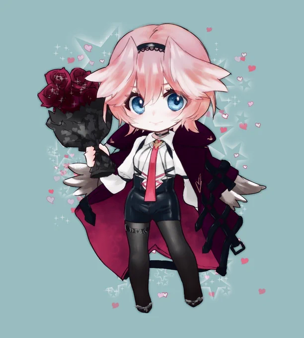 #Luillust#鷹嶺ルイ かみさんが私の誕生日にと鷹嶺ルイさんのイラストを描いてくれました。最近ルイ姉の配信ばっかり見てたからなー自分チャンネル登録者60万人おめでとうございます 