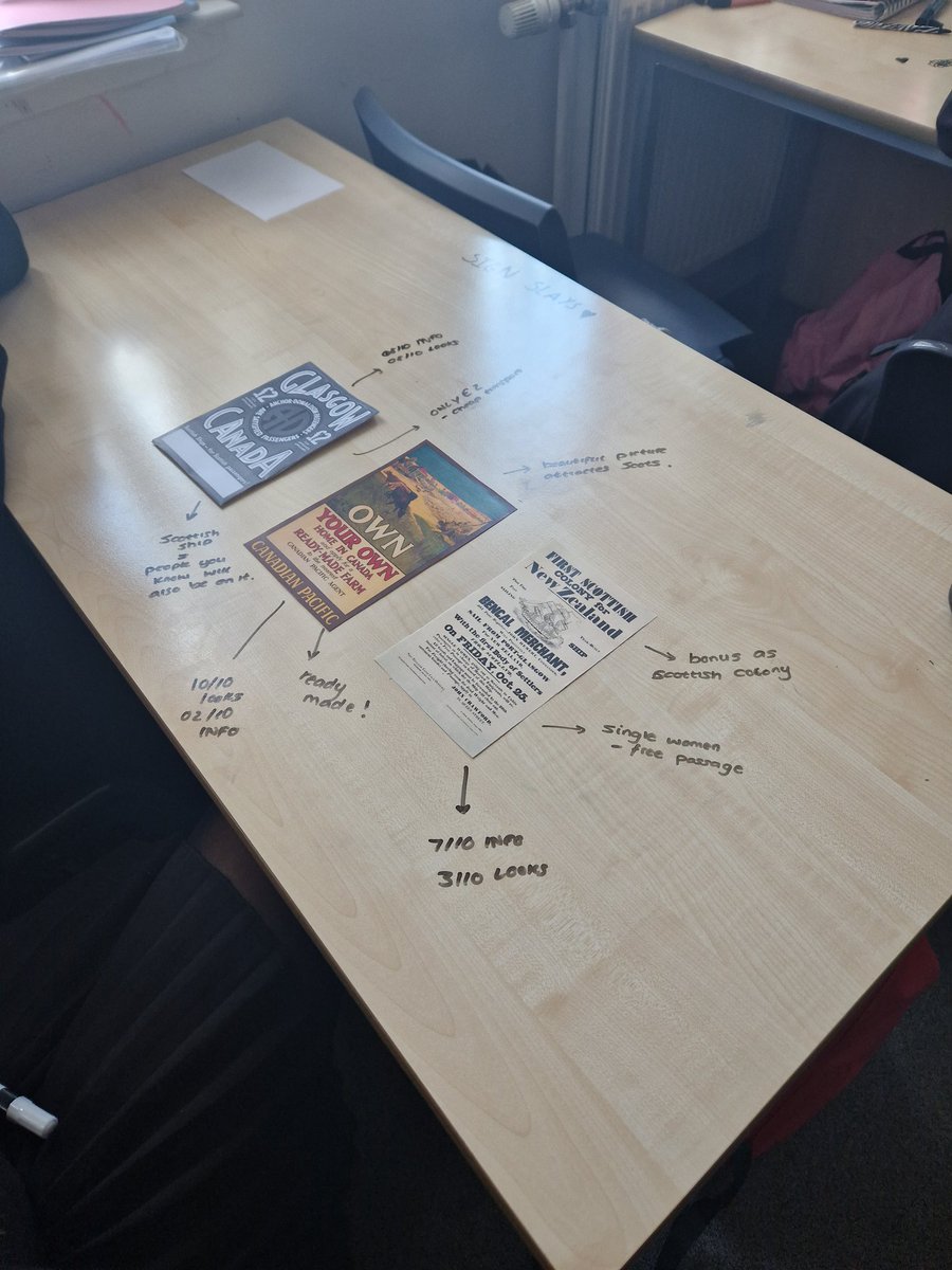 CVALE_socsubs's tweet photo. Higher history: @misspetale's senior class were using primary sources today to explain why Scots wanted to emigrate to Canada 🍁 📚 https://t.co/Yw4a3sSpvZ