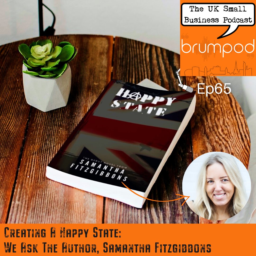 brummiesnet's tweet photo. Ep65 is now live! Creating a Happy State - we ask the author, @SamFitzAuthor. Sam recently had her debut novel, Happy State, published, so we chat with her about the book, & the path which led her to where she is now. Listen now! >> https://t.co/aq9b5Fo2kv #podcast #happystate https://t.co/lluOGwDOlq
