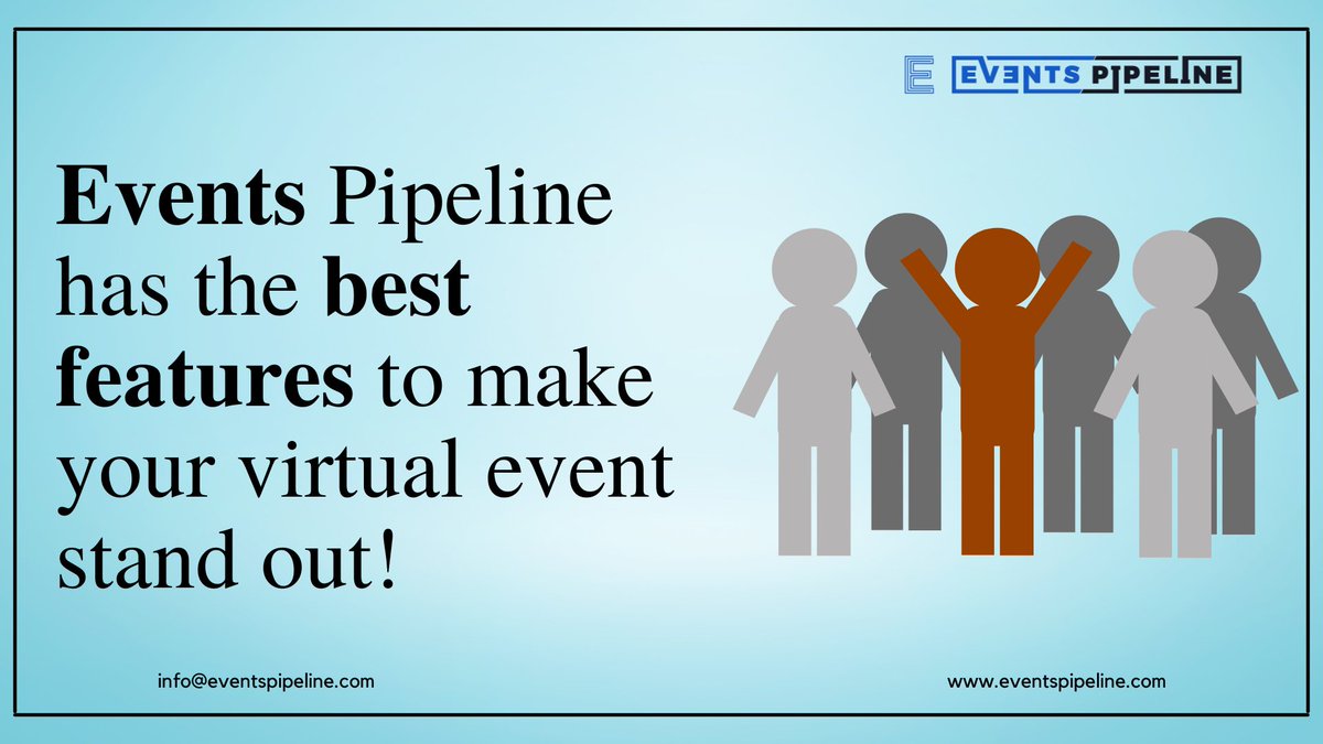 Our virtual event platform, Events Pipeline offers trending solutions and features. 

Here are the features we offers: 

🔹A simple registration and check-in process 
🔹Real-time metrics and analytics
🔹Engagement features such as real-time polls and surveys.

👉Request a demo.