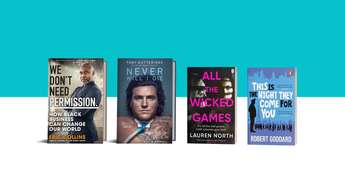 Today we are thrilled to be publishing 4 wonderful books by our talented authors: <a href="/EricDCollins/">Eric Collins</a>, Toby Gutteridge, Michael Calvin, <a href="/Lauren_C_North/">Lauren North</a> and <a href="/RobertGoddardUK/">Robert Goddard</a>✨