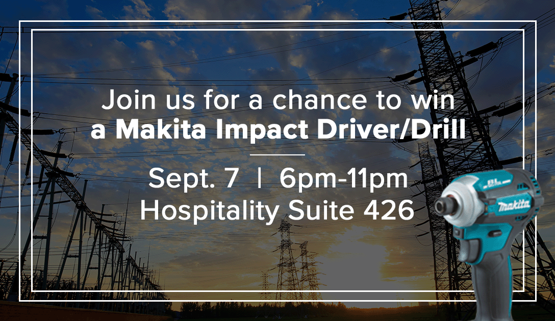 IrbyUtilities's tweet photo. On September 7th from 6pm – 11pm attend the TSDOS conference and visit us at Hospitality Suite 426 for refreshments and discuss the latest trends in our market. And 4 lucky visitors will walk away with a Makita Impact Driver/Drill!
Register here: https://t.co/fbYrCdISlq
#tsdos https://t.co/rS6tXrI8wz