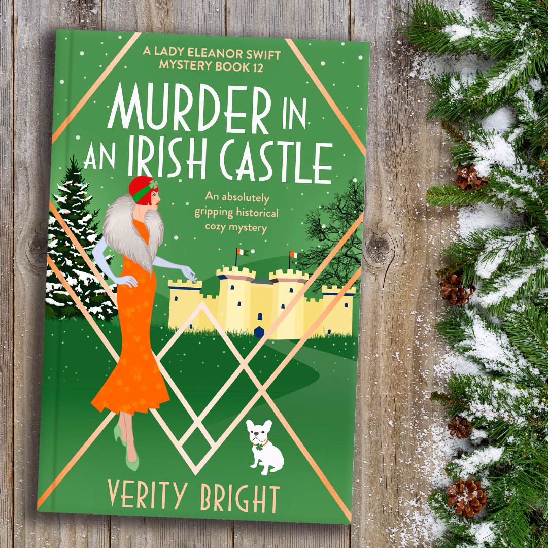 ☘️We're super excited to reveal the cover for Murder in an Irish Castle: An absolutely gripping historical cozy mystery (A Lady Eleanor Swift Mystery Book 12) by @BrightVerity! Out November 28th! Pre order: ow.ly/HxVS50KsW5c