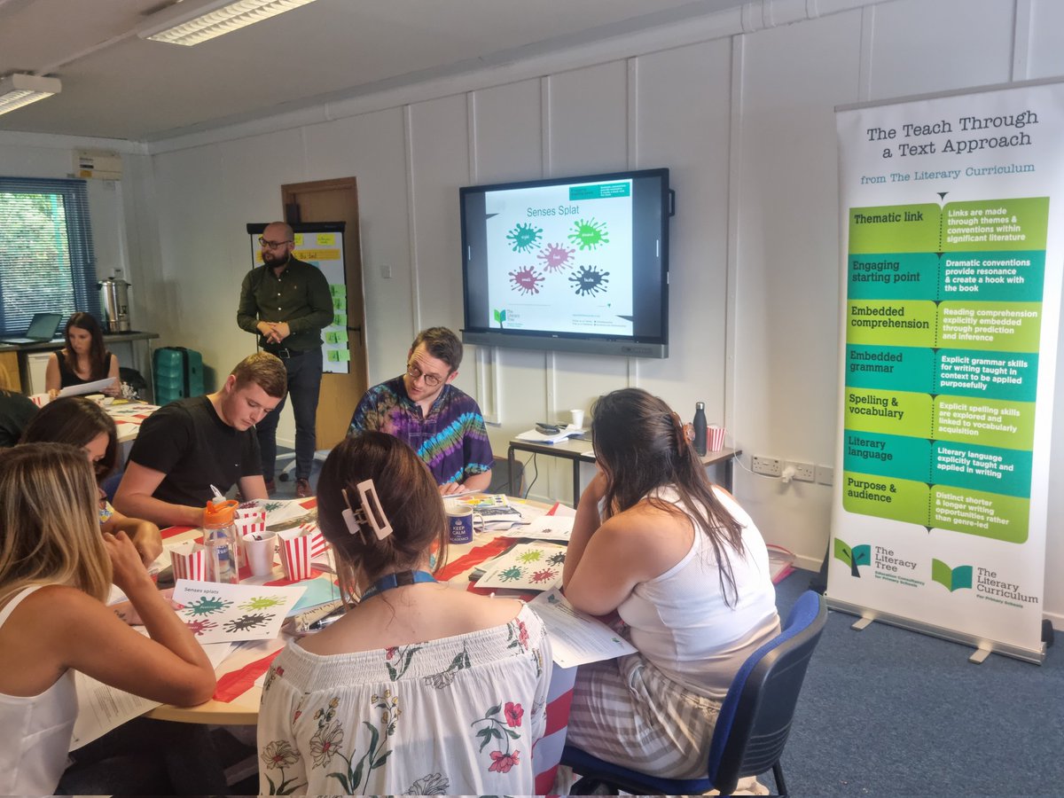 We are having a fabulous morning with <a href="/theliteracytree/">Literacy Tree</a>. Teachers are busy preparing for a fun-filled first week back with a twist! 🎪