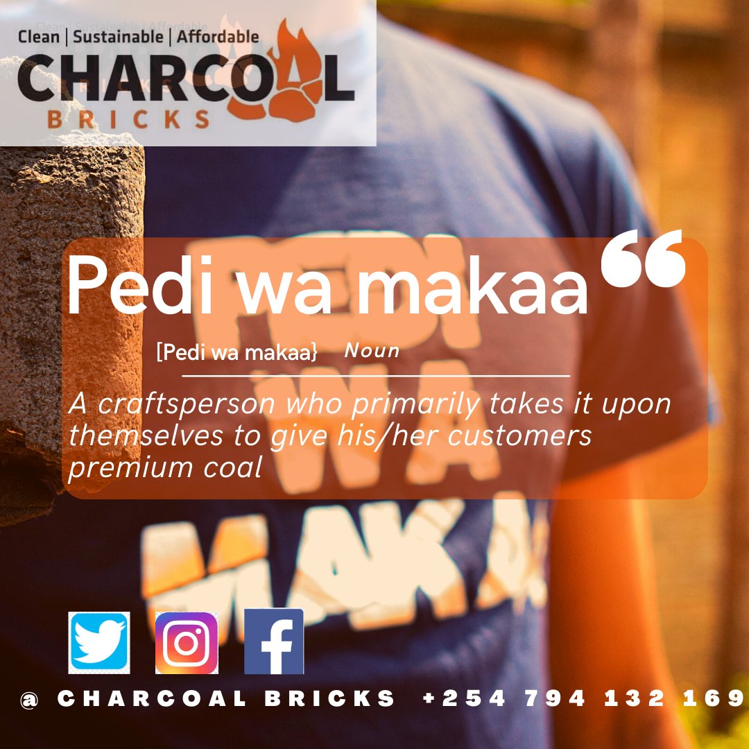 KeBricks's tweet photo. Serving you premium charcoal since 2020 AD. We are alternative. We are affordable. We are clean.
#kenyandictionary
#Charcoal
#briquettes
#charcoalbriquettes
#affordable
#makaa
#makaabora
#charcoalbricks"
#CB https://t.co/Cb8evhX0t2