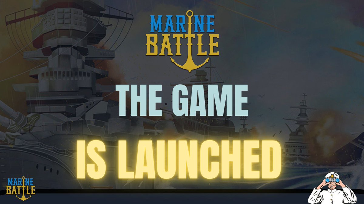 ⚓️THE GAME IS LIVE!⚓️

↔️ Join the battle at: battle.marinebattle.com

#NFTs #NFTGiveaway #WAXP #playtoearn #P2E #NFTGame #Crypto