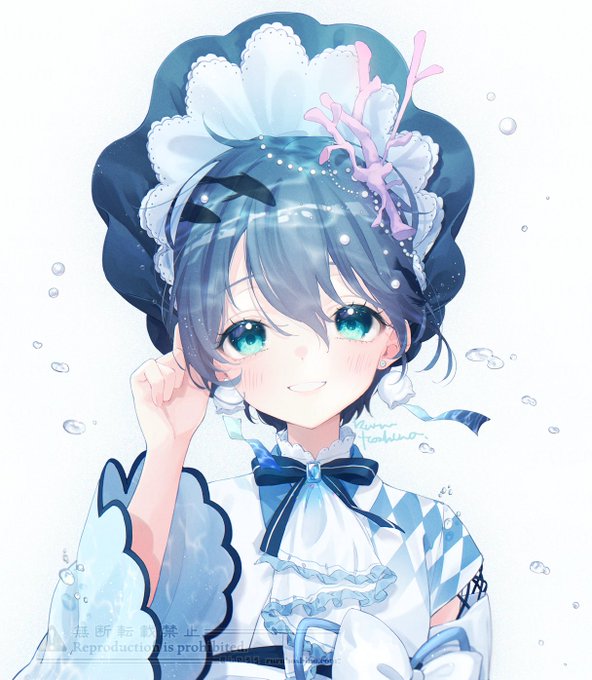 「blue hair coral」 illustration images(Latest)